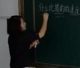 第三屆全國小學語文統編部編版優質課比賽五年級上冊第7課《什么比獵豹的速度更快》新疆